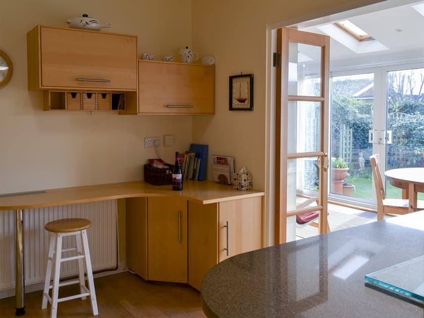French doors leading to the sun room | Dunlin, Beadnell