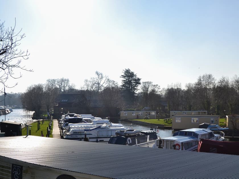 Far reaching views over the boatyard | Solace - Simpson’s Boatyard, Stalham