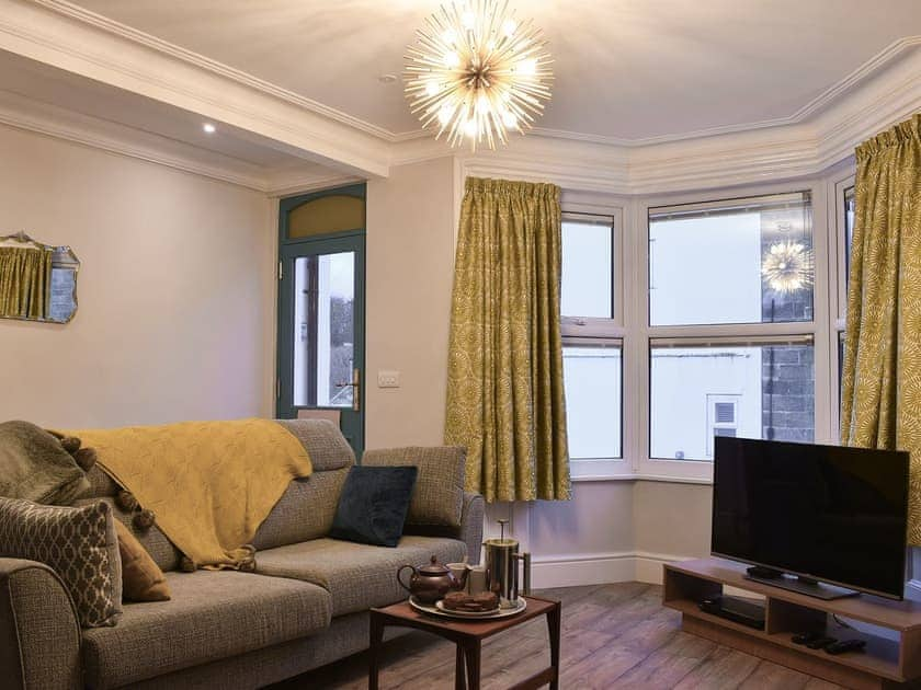 Living room with TV | Osborne Cottage, Whitby