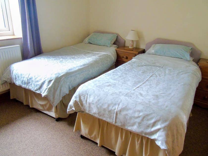 Twin bedroom | Tan Rallt Barn, Tregarth, near Bangor