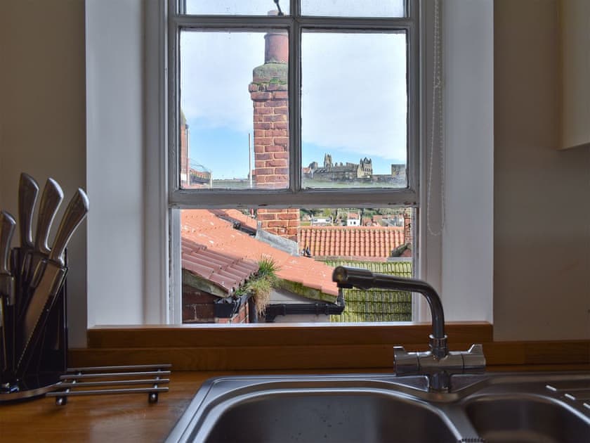View from the kitchen | Flowergate House, Whitby