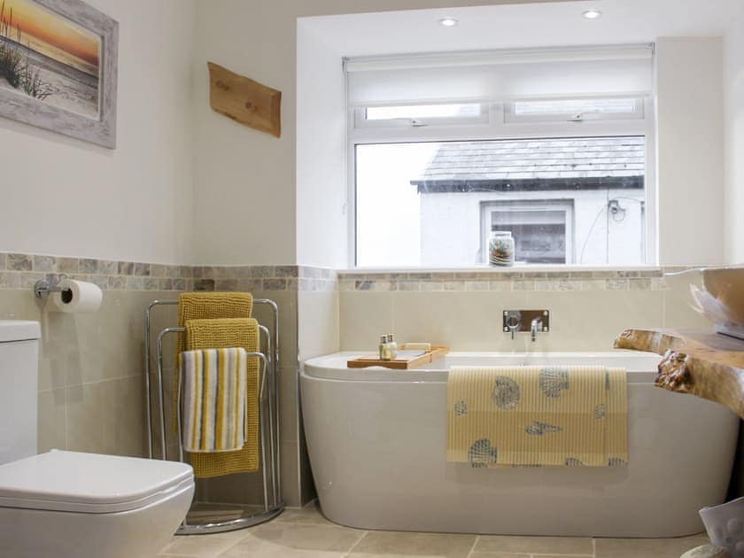 Attractive bathroom | Rhunahaorine Cottage, Tayinloan, near Tarbert