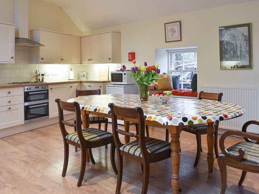 Country style kitchen with breakfast area | The Stables, Harburn, near West Calder