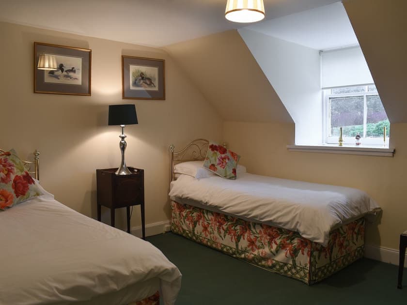 Twin bedroom | The Stables, Harburn, near West Calder