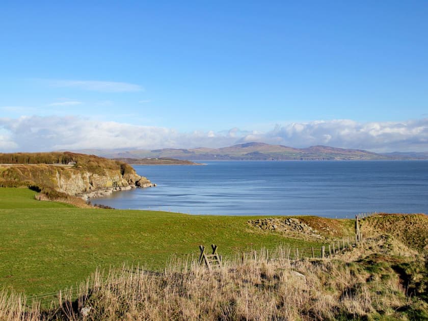 View towards Garlieston from Cruggleton Castle  | Palmallet Cottage, Whithorn