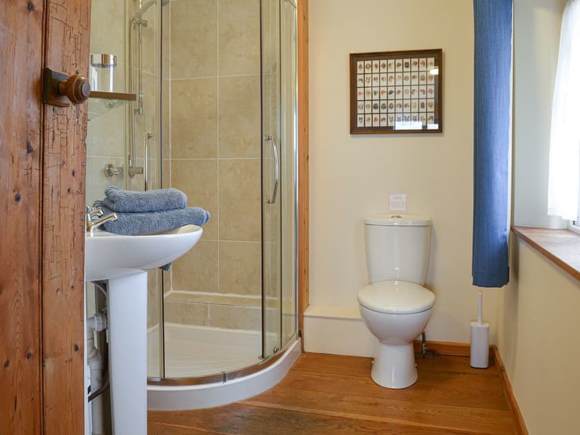 En-suite shower  | Orchard Cottage - Orchard Farm, Bideford