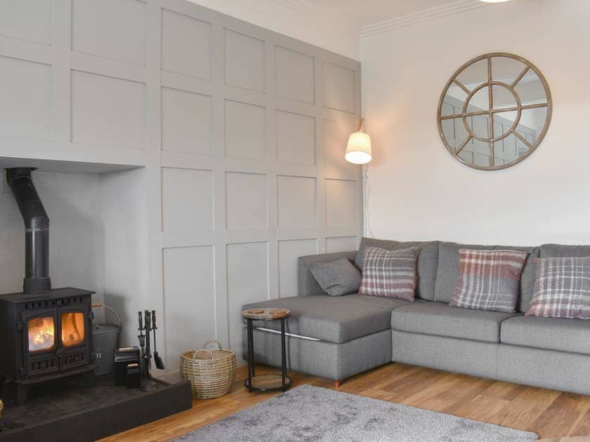 Comfortable living room with wood burner | Loanmhor, West Bennan, near Shannochie