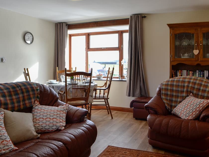 Living room with dining area | Trefechan, Pumpsaint