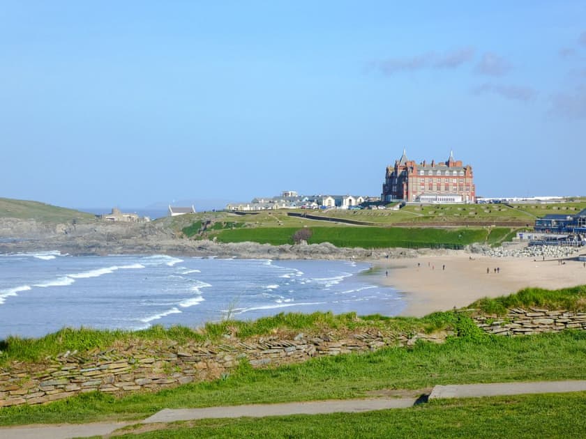 View of Fistral Beach which is 2 minutes away | Fistral Waves - Ocean 1 Apartments, Newquay