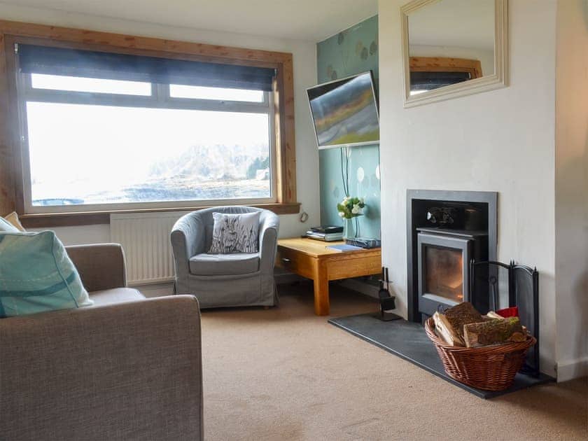 Light and airy living area | Seaview Cottage, Ellenabeich, near Oban
