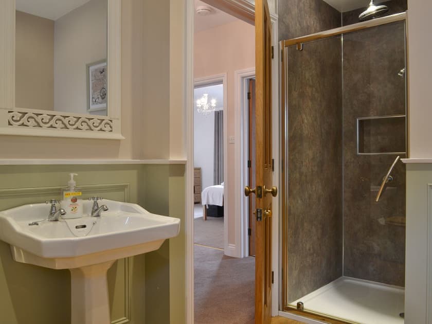 Bathroom with separate shower | Rowan House, Threlkeld, near Keswick