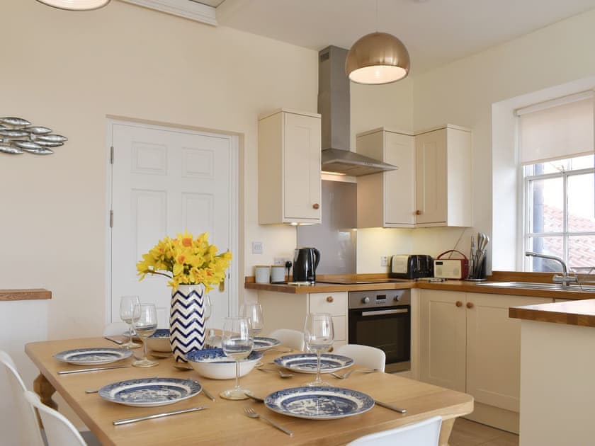 Attractive dining area | Flowergate House, Whitby
