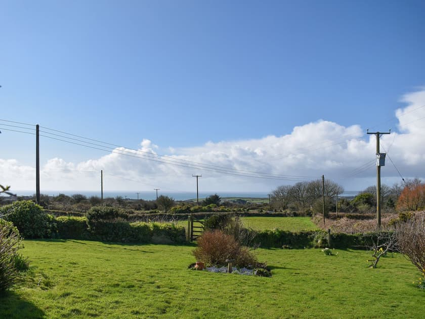 Wonderful coastal views from the garden | Merriview, Balwest, near Marazion