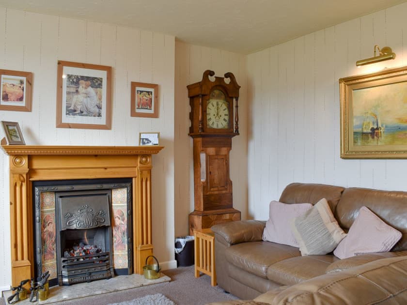 Delightful living room with an open fire | Thurston View, Coniston