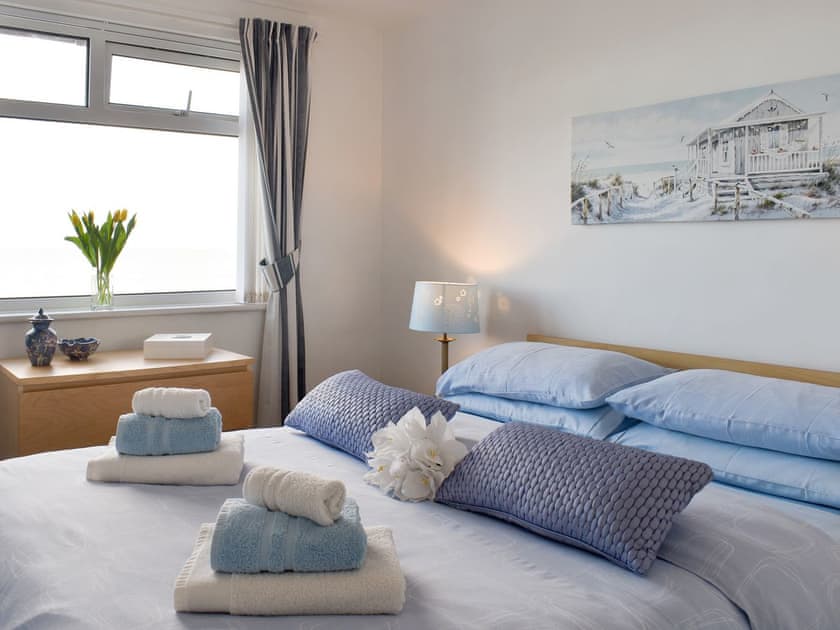 Relaxing double bedroom | Sandstell Point - Sandstell Point Apartments, Spittal, near Berwick-upon-Tweed
