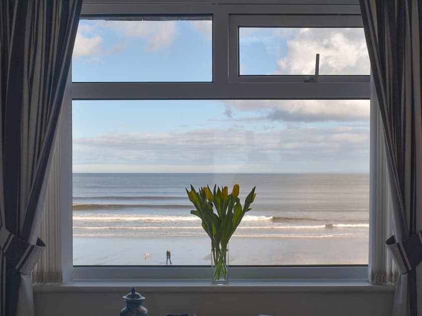 Fabulous view from the double bedroom | Sandstell Point - Sandstell Point Apartments, Spittal, near Berwick-upon-Tweed