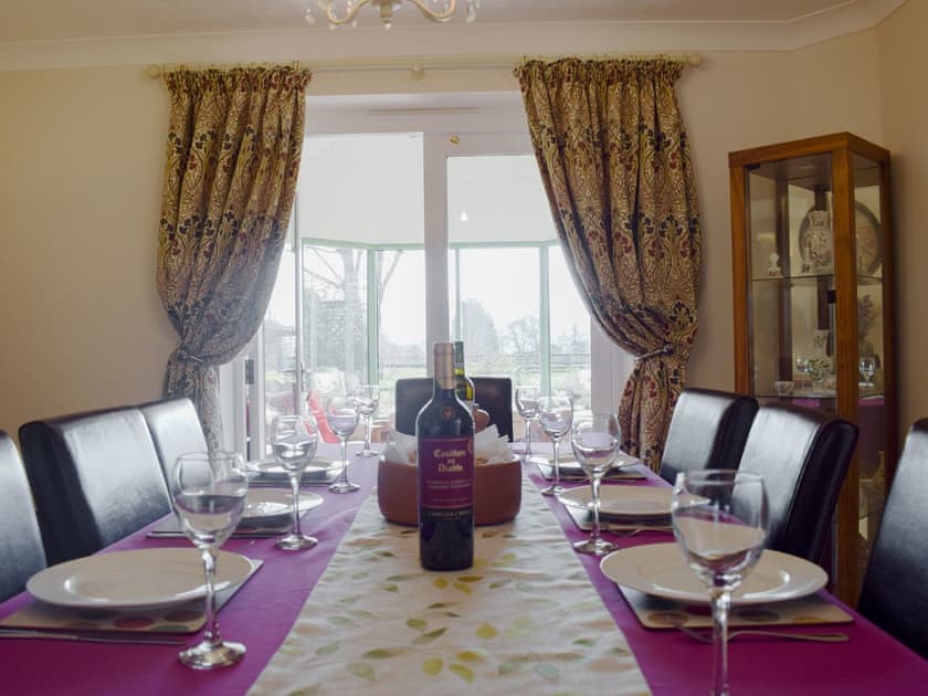 Ideal dining room | Meadow View, Harley, near Much Wenlock