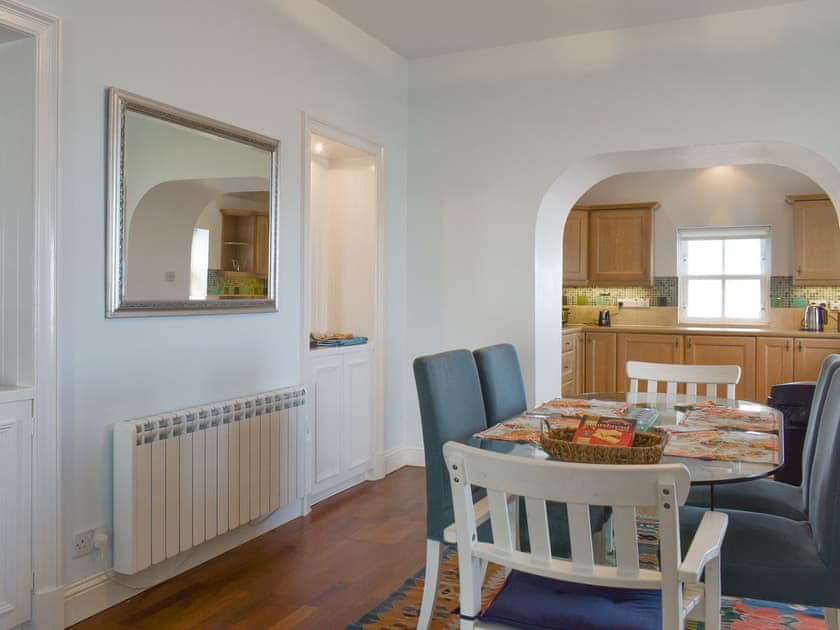 Dining area with open aspect to the kitchen | St Abbs - Lightkeepers Cottage - St Abbs Lighthouse Cottages, St Abbs Head