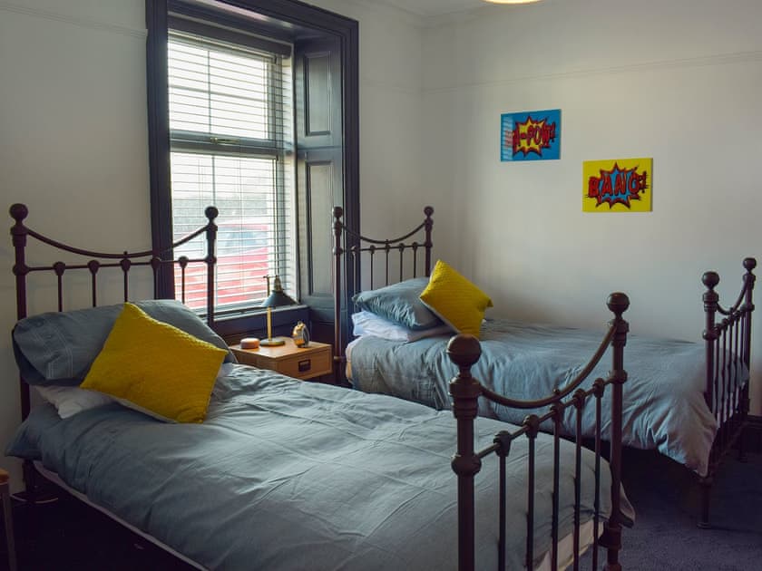 Comfortable twin bedroom | Saltlife Cottage, Port William