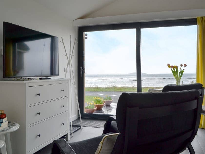Wonderful views from the living area | The Isle View Nest - Number Five Isle View, Lower Harrapool, near Broadford