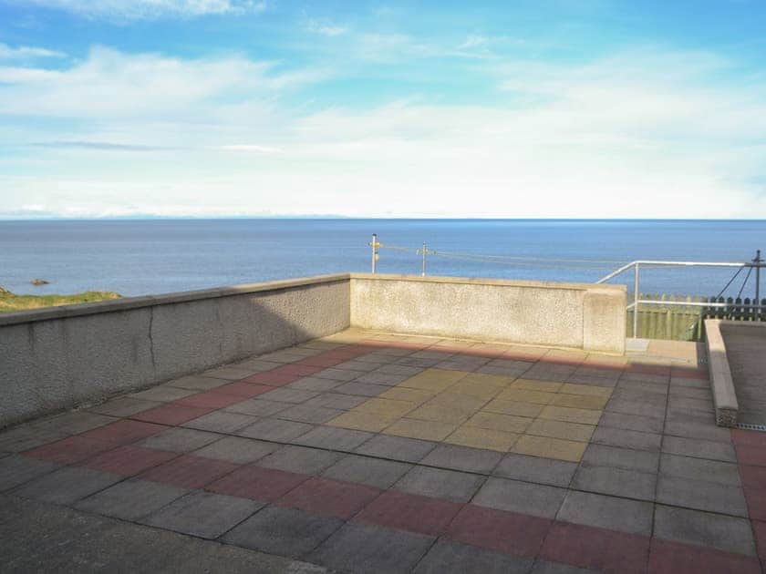Patio area  | Dolphin View - Scott Holiday Cottages, Portknockie