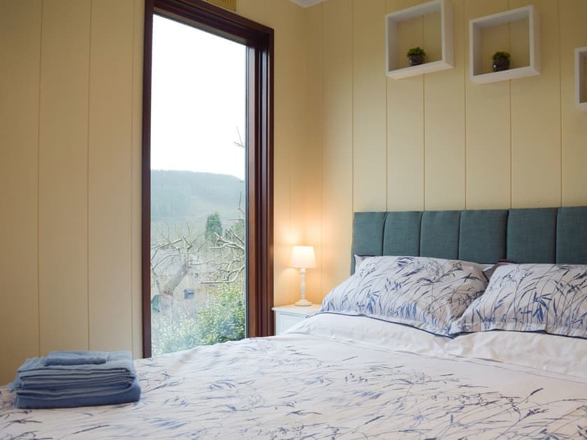 Serene bedroom | The Wooden Lodge, Upper Lye, near Presteigne