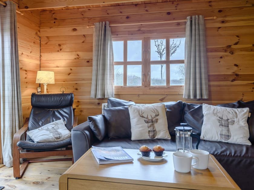 Comfortable and inviting living space | Halfmoon Wood - Readyfields Farm, Caunton, near Newark