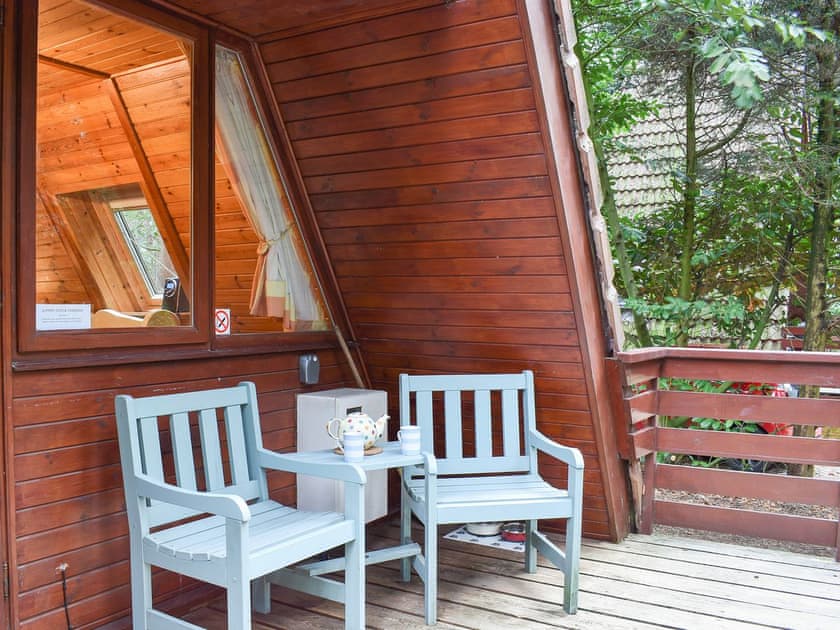 Spacious decked balcony area | Bracken Lodge, Weybourne, near Sheringham
