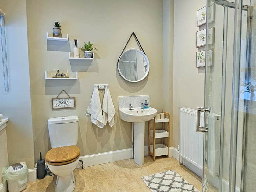Shower room | Balmore Farmhouse, Scaniport, near Inverness
