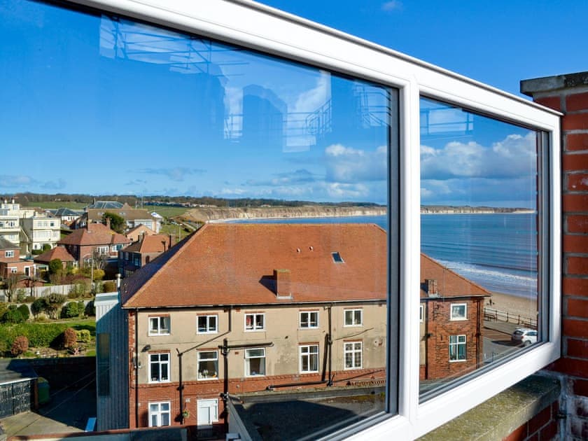 Balcony area with far reaching sea views | Crows Nest, Bridlington