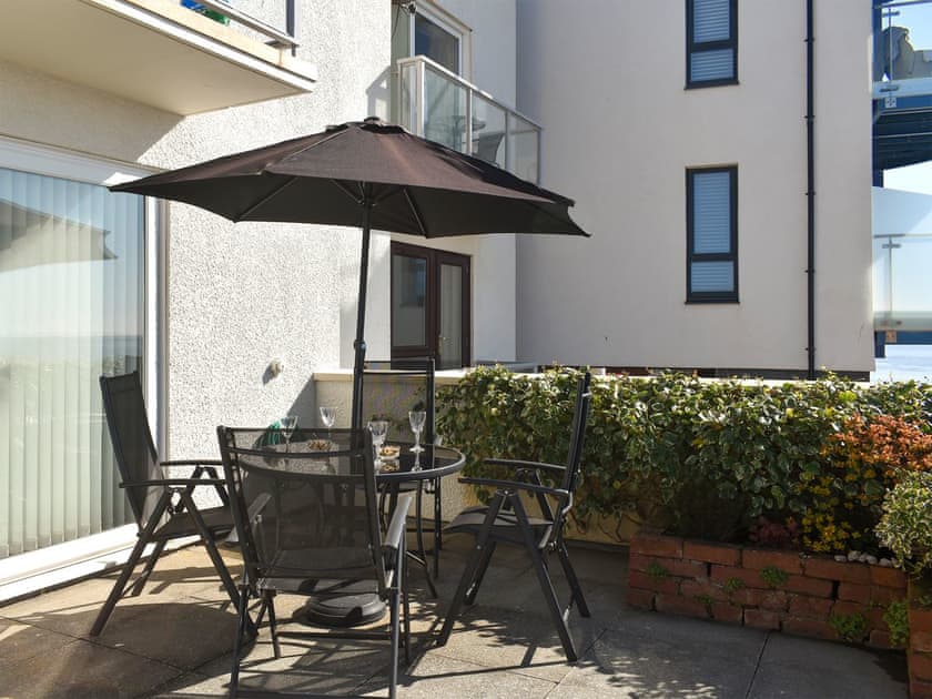 Balcony with outdoor furniture | Pierhead View, Exmouth