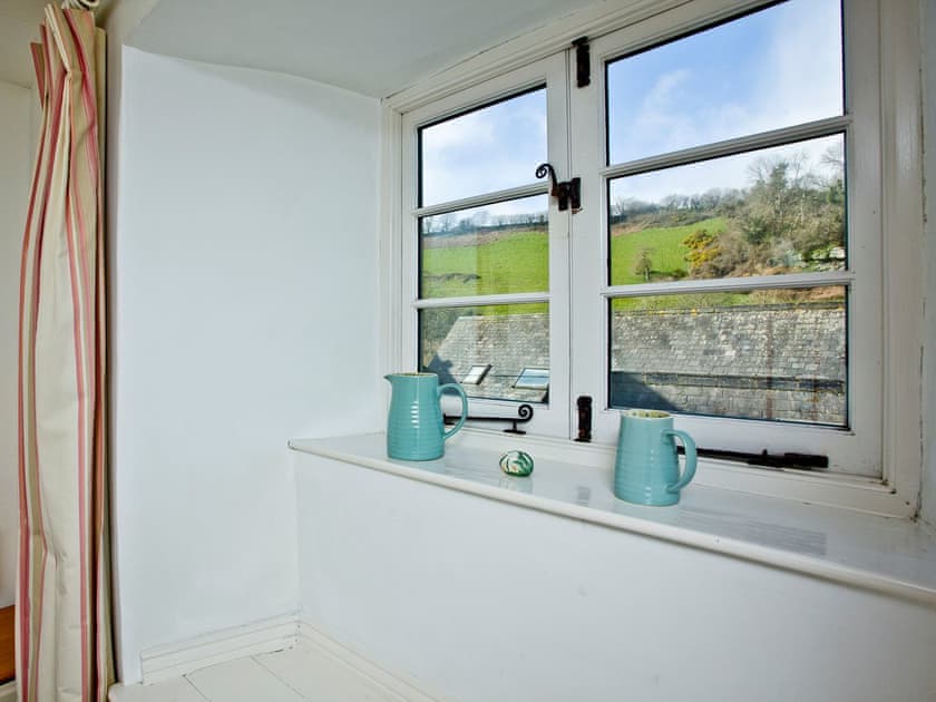 Lovely view from double bedroom | 2 Castle Cottage - Tuckenhay Mill, Bow Creek, between Dartmouth and Totnes