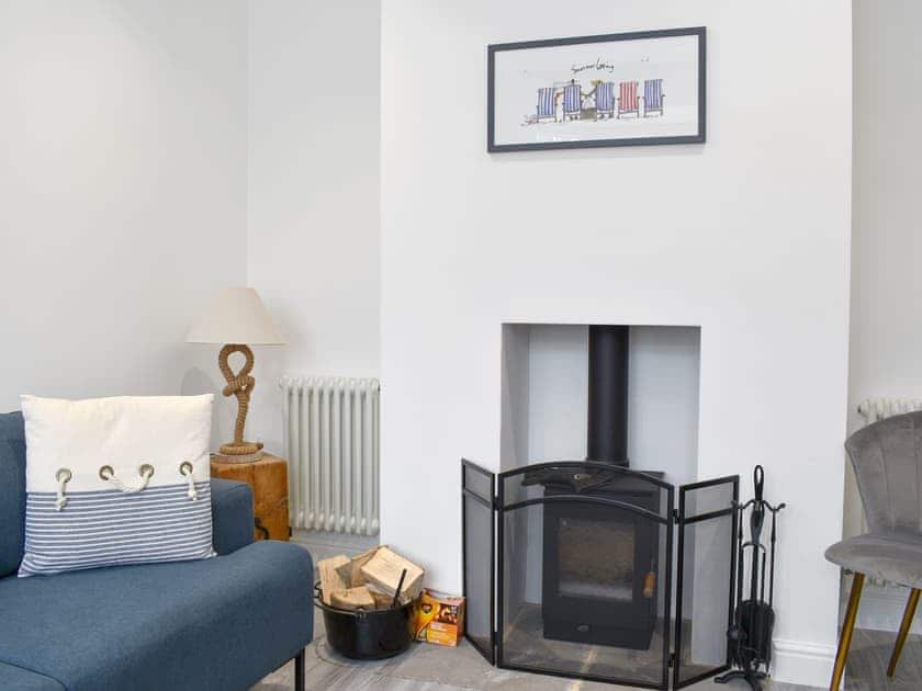 Delightful living room with wood burner | Sapphire Cottage, Lowestoft