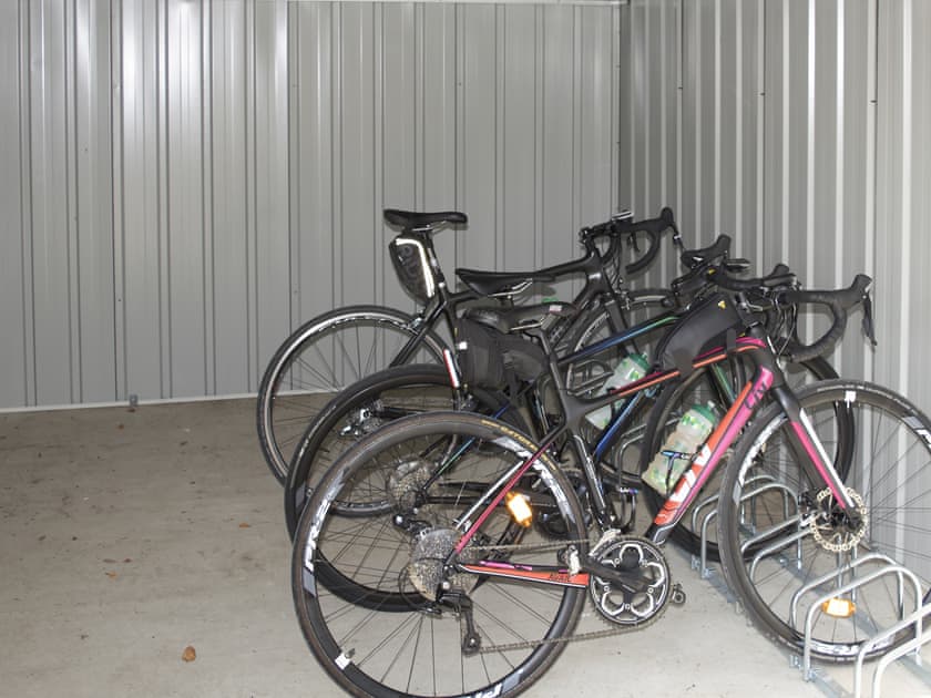 Secure cycle store available | The Hind House, Cottam, near Driffield