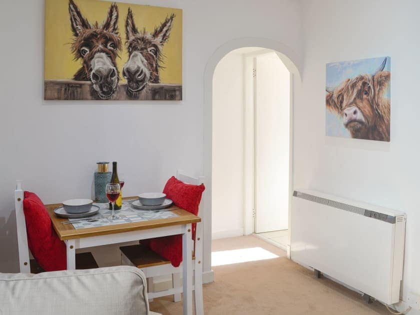 Quaint dining area | Wylies Brae, New Galloway, near Castle Douglas