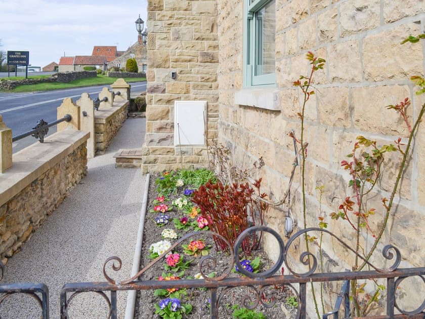 Attractive small garden to the front | Forge Villa, Ebberston, near Pickering