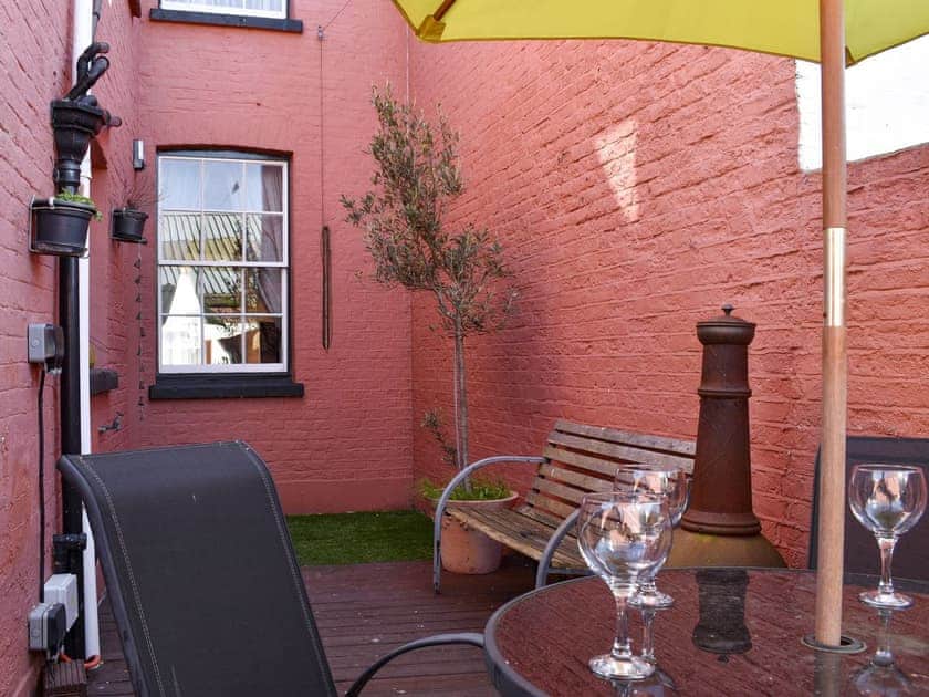 Charming sitting out area | Divers Cottage, Herne Bay, near Whitstable
