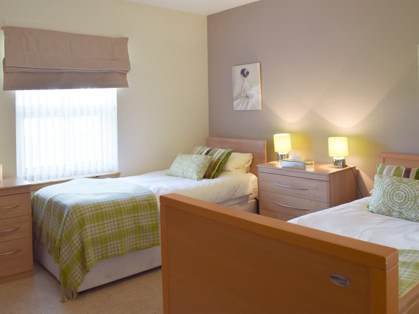 Comfy twin bedroom | Willow Cottage - Culmore Bridge Cottages, Sandhead