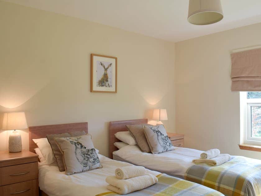 Comfy twin bedroom | Rowan Cottage - Culmore Bridge Cottages , Sandhead