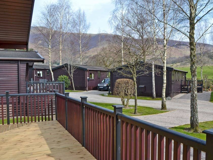 Private decking with stunning fell views | Bransty, Burnside Park