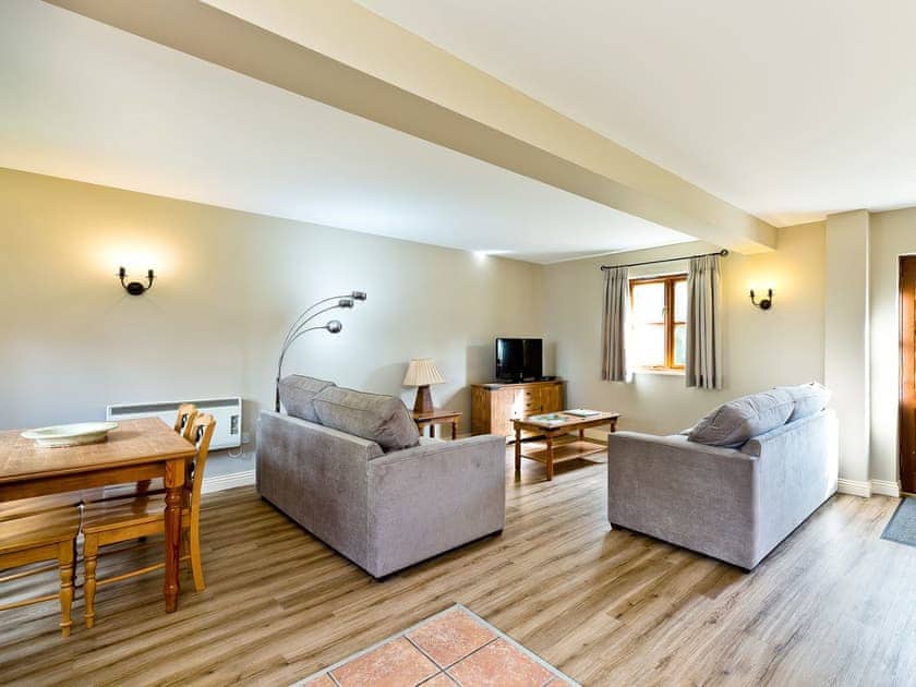 Beautifully furnished open plan living space | Alstonfield Cottage - Knockerdown Cottages, Carsington, near Ashbourne