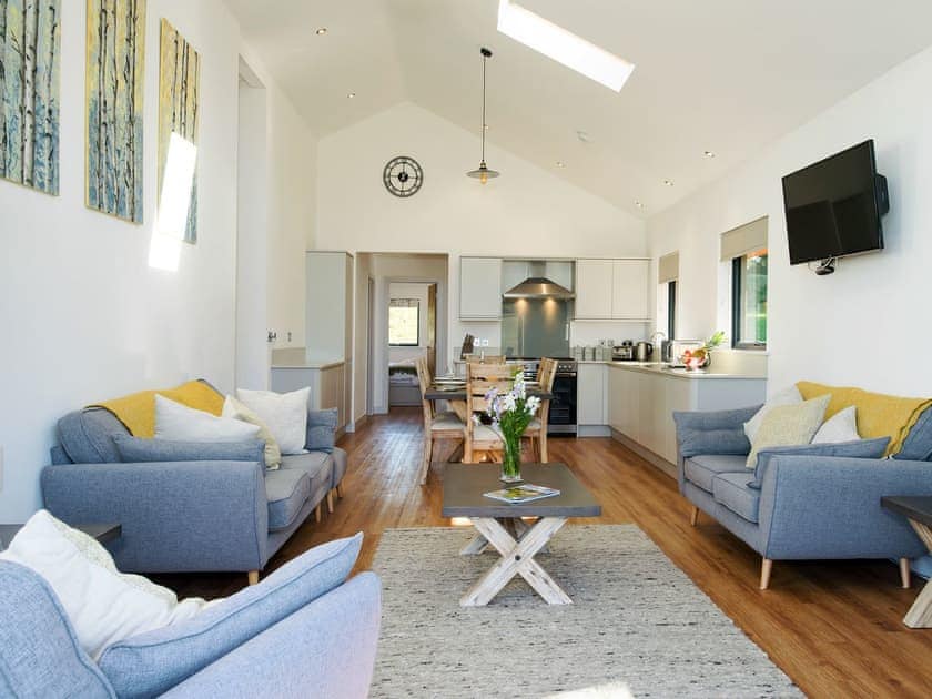 Open plan living space | Melbury Lodge - Brewery Farm Lodges, Ansty, near Dorchester