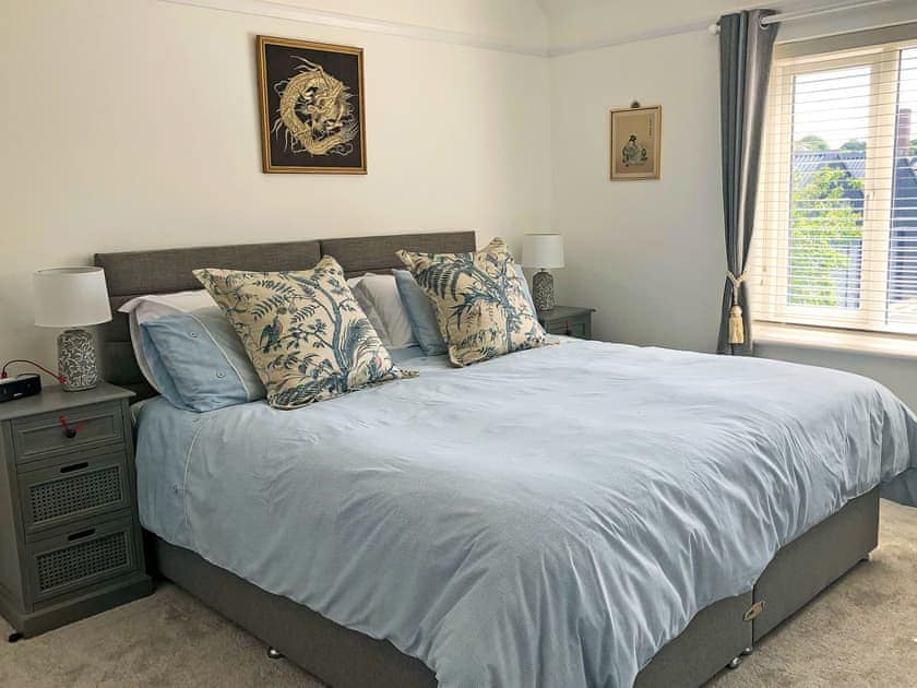 Comfortable double bedroom | May Escape, Heswall, near Liverpool