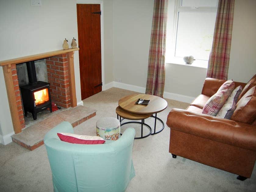 Cosy living/dining room with wood burner | Summergate Cottage, Annan