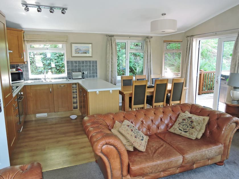 Light and airy open plan living space | Windermere Lodge, 