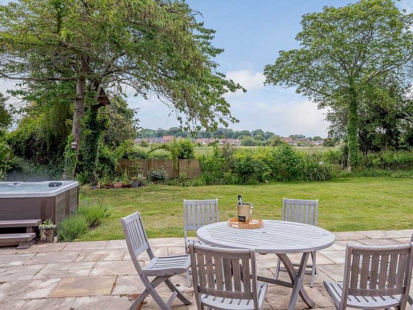 Peaceful sitting-out-area | Leatherpool Place, Wiveton, near Holt