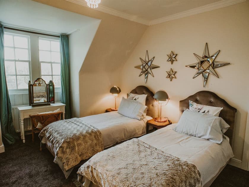 Twin bedroom | Fern Forest House - Dunskey Estate, Portpatrick, near Stranraer