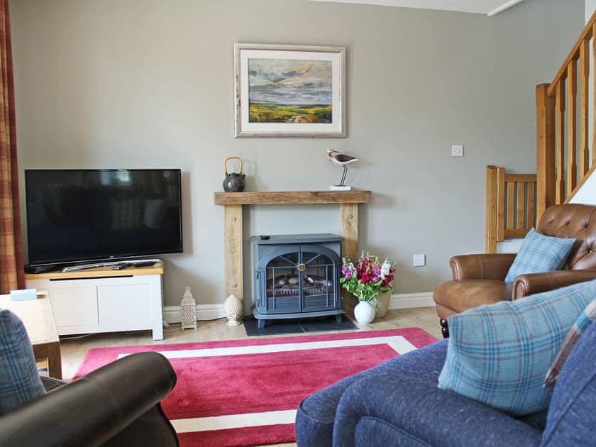 Light and airy living area | Green Oak Cottage, Sandley, near Shaftesbury