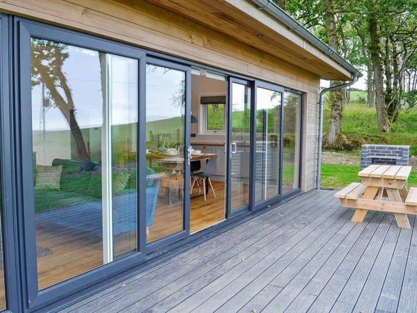 Sitting-out-area | Seascape - Gatehouse Lodges, Gatehouse of Fleet, near Kirkcudbright