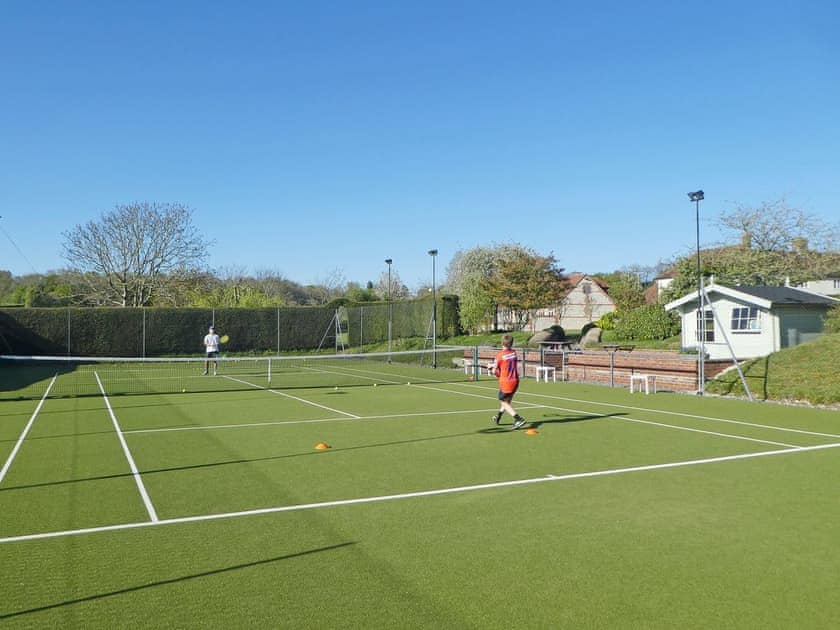 All weather Tennis court available for use at request  | The Owl House, Bishops Waltham